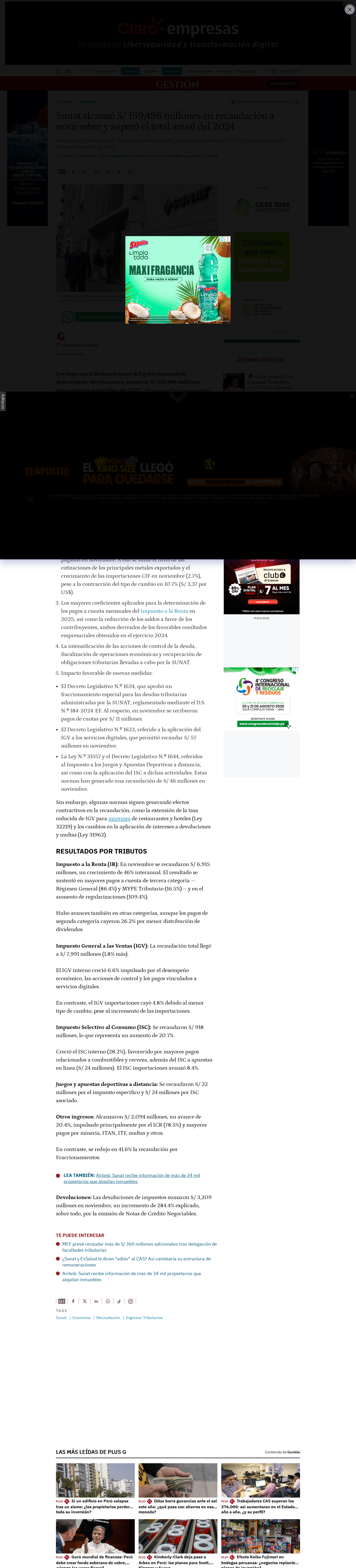 Captura web Gestion
