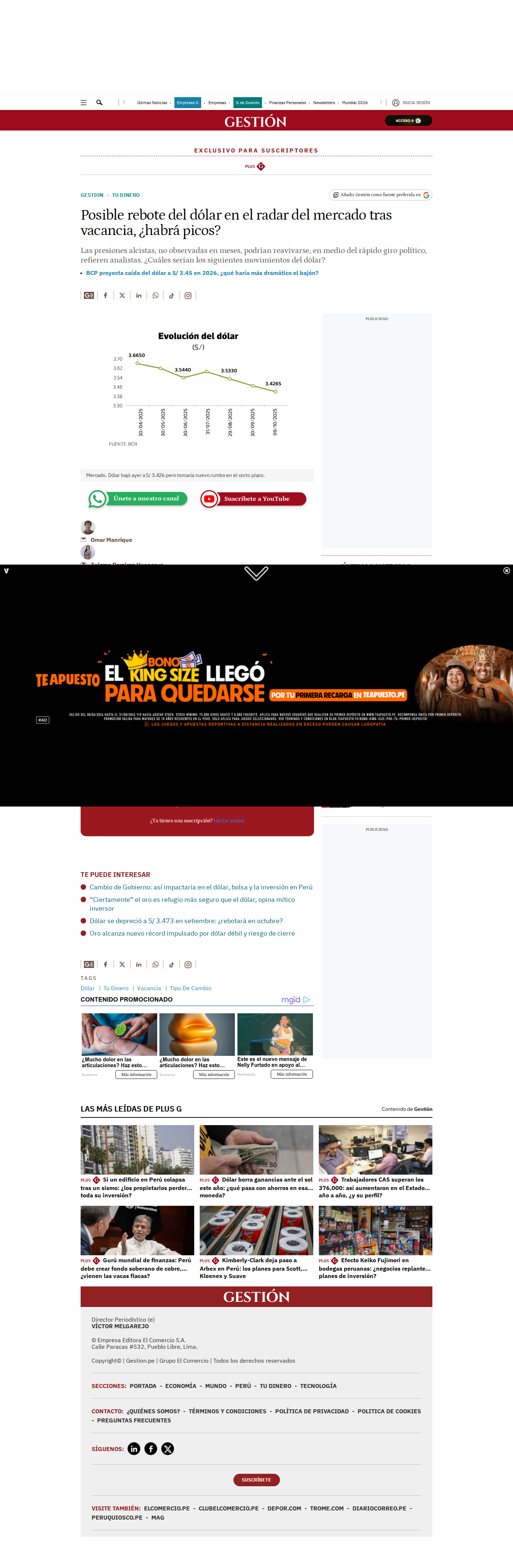 Captura web Gestion